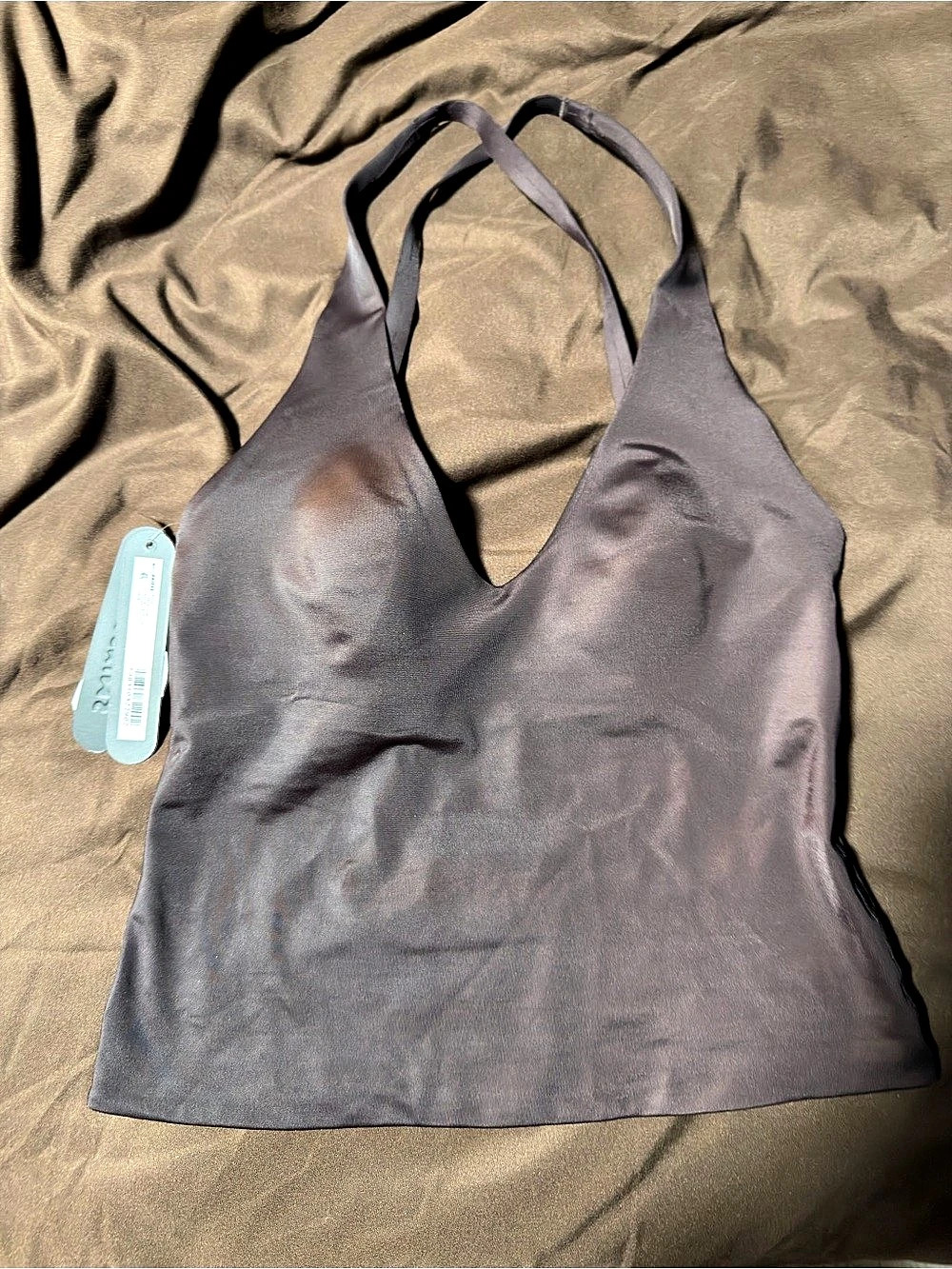 Skims Nike Dri-FIT ADV Alate All U V-Neck Tank V-Neck Tank Chocolate Brown Size